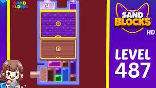 Sand Blocks Level 487 Solution Walkthrough
