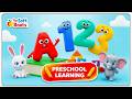 Preschool Learning activities for 3 year olds at home | Learn ABC Phonics Shapes Numbers Colors 🌈