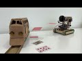 How to Make a Card Shooting Cardboard Tank