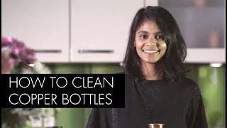 Clean your copper bottles and glasses within minutes.