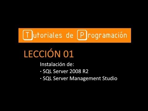 Instalación de SQL Server 2008 y Management Studio