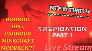 NEW Rpg Parkour HORROR Minecraft Modpack called TREPIDATION
