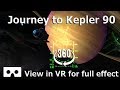 VR Journey to the Kepler 90 solar system 360 video 4K