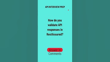 How to Validate API Responses in RestAssured? ✅ #testspectrum #2025