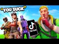 I Trolled a TikTok Clan as a Default then showed the Most Rare Skin...