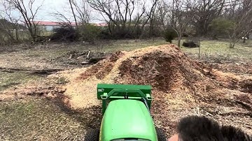 Even More Mulch Madness -- Little Buck Loader FEL at Work