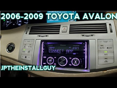 2006-2009 TOYOTA AVALON radio removal replacement and install