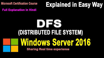 DFS | Distributed File System | Windows Server  | File Services