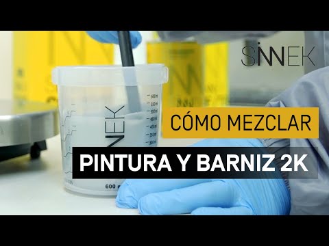 Cómo Mezclar la Pintura y Barniz de 2 Componentes