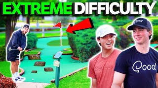 The Hardest Mini Golf Course We’ve Ever Played! 1v1v1 | GM GOLF