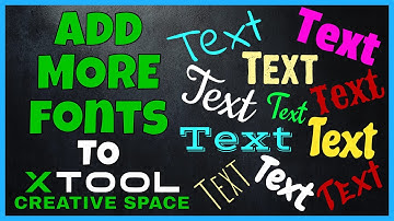 Want PRO Fonts in XTool? Watch This Now!