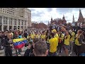 Колумбийские фанаты зажигают на ЧМ-2018, Colombian fans, Los fanáticos colombianos World Cup 2018