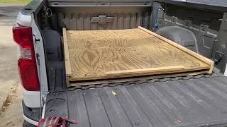 DIY Bed Slide or Cargo Slide for 2020 Chevy Silverado 5' 8' Bed