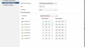 vSAN 6.6 Config Assist - Bulk Create vSAN/vMotion VMkernel Ports