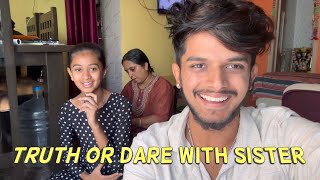 Truth or Dare ||Ending is beautiful 💯❤️|| comment if you like it😘 #annathangi #varshini #dharshan