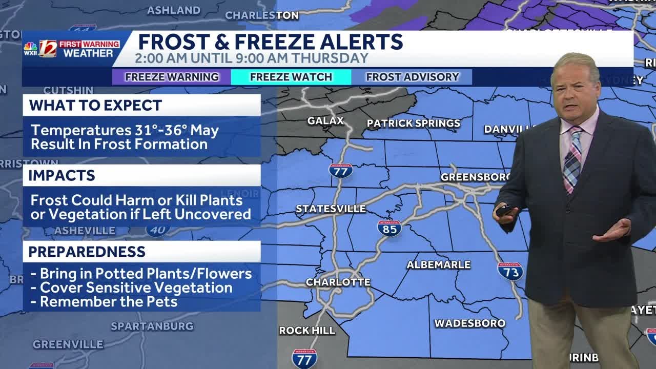 Frost Advisory for Thursday Morning. Warming and Dry into the weekend ...