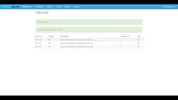 QuBe PBX Follow Me Module Configuration Tutorial