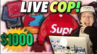 I Spent $1000 On SUPREME For NO REASON! (Week 1 Live Cop)