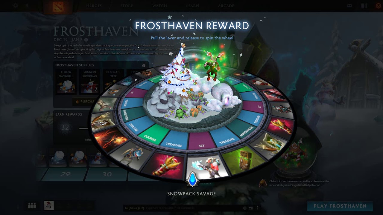 Dota 2 Frosthaven Reward 2018 Level 32 Youtube