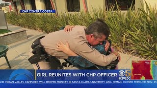 CHP Officer Reunites With Girl He Saved 16 Years Ago