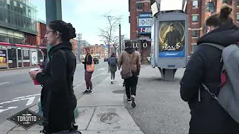 Morning Rush Hour Walk | Toronto | Queen Street | Spadina | Chinatown | 4K HDR