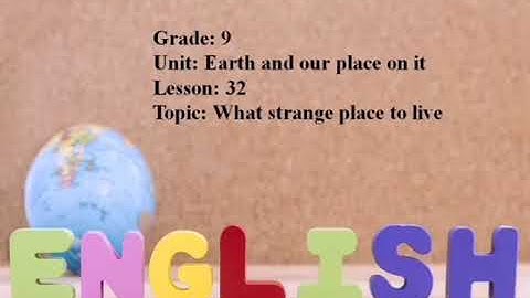 Excel 9. Module 3. What a Strange Place to Live