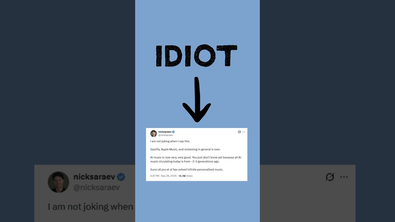 Idiot Wants Infinite AI Music