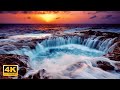 3H 4K Beautiful Nature Aerial Views with Relaxation Music