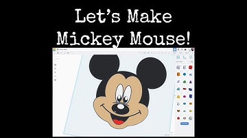 TinkerCAD Tips! Let’s Make Mickey Mouse!              #tinkercad #caddesign #3dprintable #3dprinting