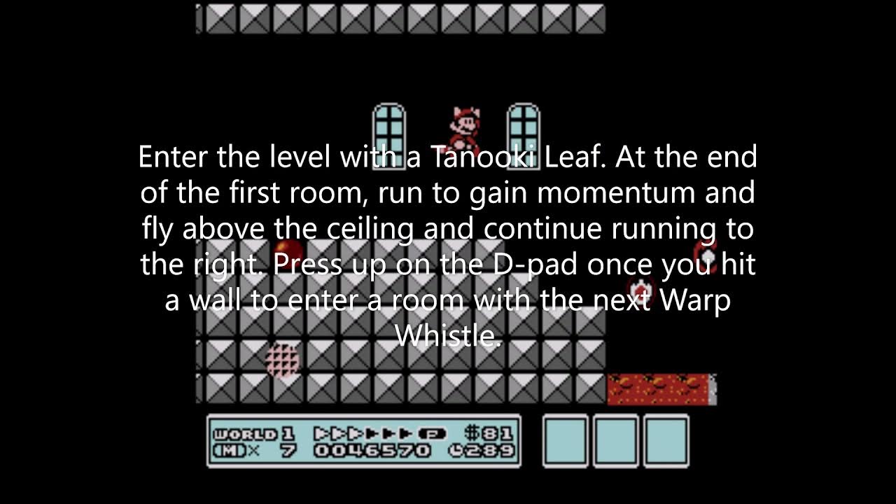 Super Mario Bros. 3 All Warp Whistles YouTube