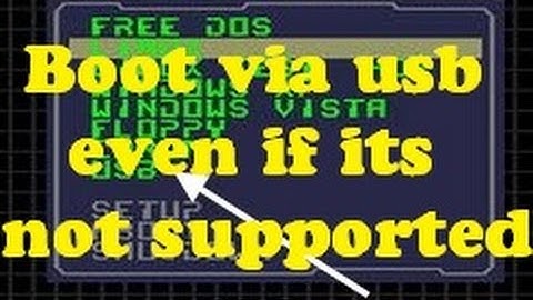 [Tutorial] Boot via USB when its not supported in BIOS (#NO-CDDRIVE & #NO-USB BOOT)