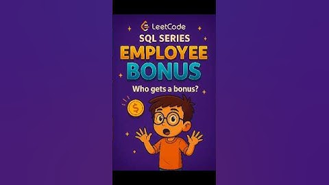 leetcode sql Employee bonys