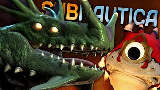 Fighting a Sea Dragon with Crashfish! | Subnautica