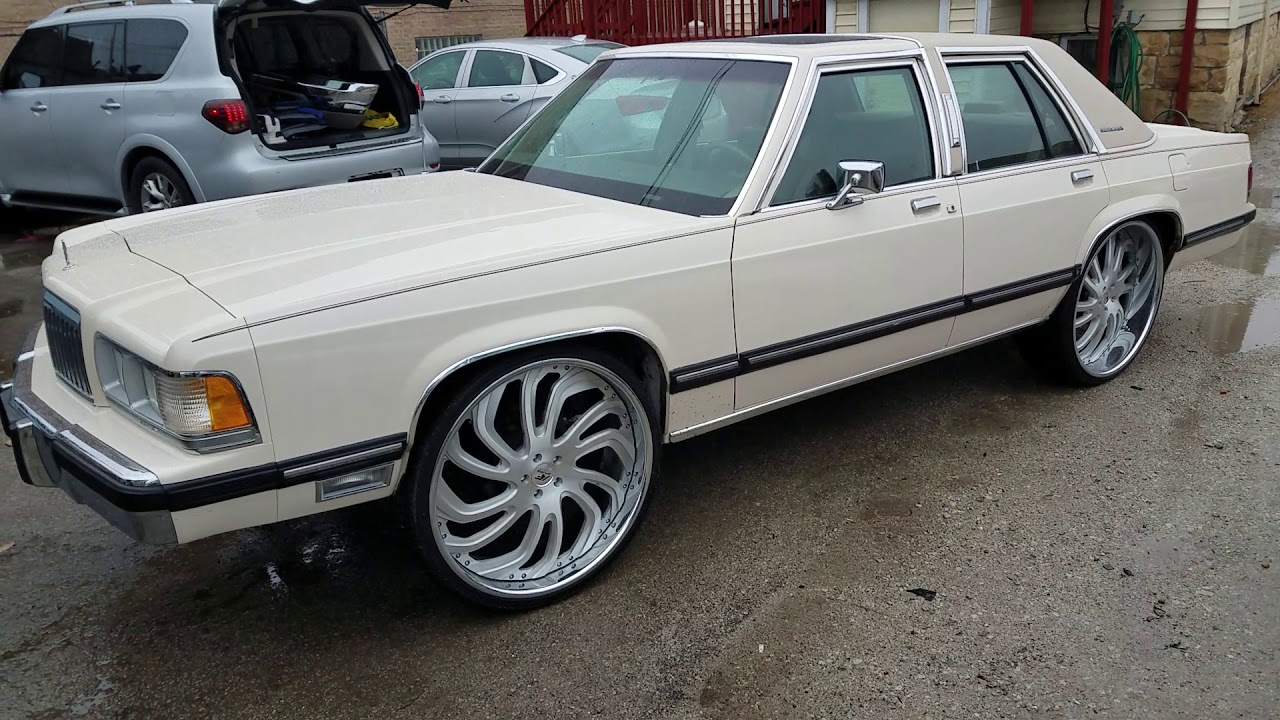 89 Mercury Grand Marquis On 26 Staggered Amani Forged