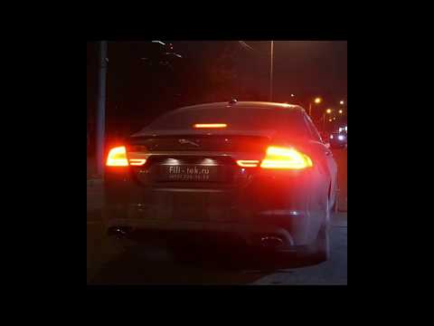 Отличие спортивного глушителя от прогоревшего на Jaguar XF 3 литра