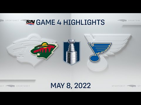 NHL Game 4 Highlights | Blues vs. Wild - May 8, 2022