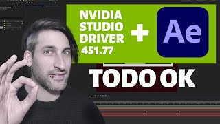 After Effects y actualización de drivers Nvidia