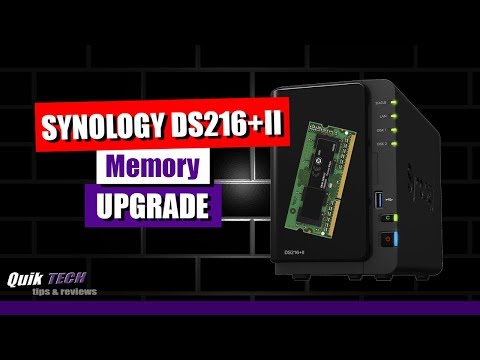 Synology DS216+II Memory Upgrade