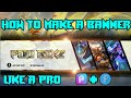 HOW TO MAKE A BANNER LIKE A PRO | MOBILE LEGENDS BANNER