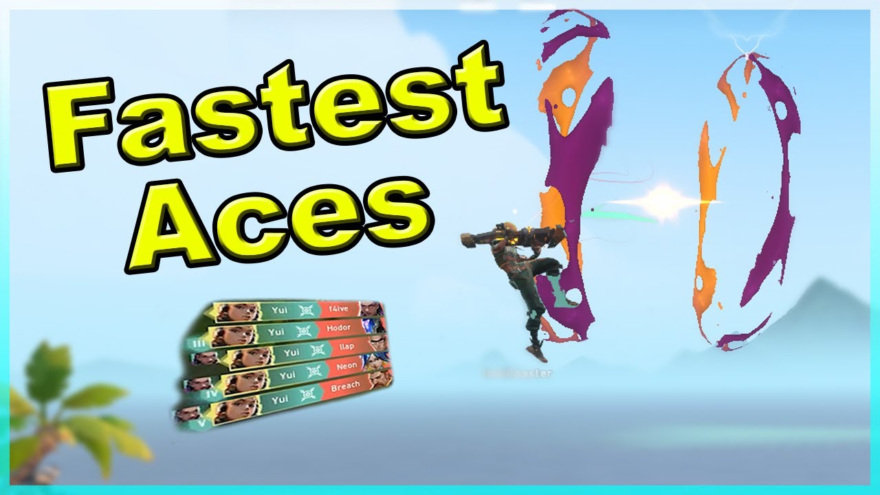 The Craziest, Fastest and Best Aces In Valorant - YouTube