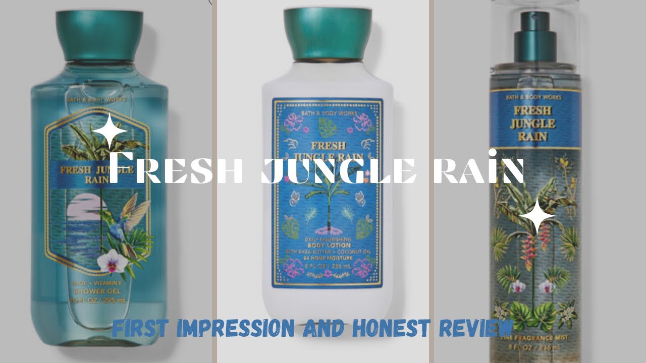 My FIRST IMPRESSION OF FRESH JUNGLE RAIN | Thirsty ! | 