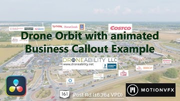 Animated Business Callout Example using DaVinci Resolve Studio and Motion VFX Callouts