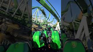 Islands of Adventure Incredible Hulk Coaster - BACK ROW POV - Full Ride!!