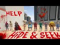 😱 Franklin Hide & Kill Challenge 🔥 | Avengers vs Franklin | Indian Bikes Driving 3D