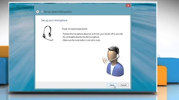 How to setup and use Speech Recognition in Windows® 8.1