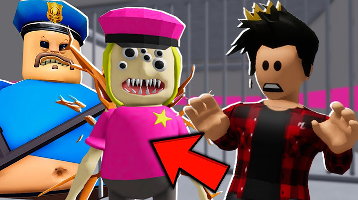 A IRMÃ DO POLICIAL PEIDÃO BARRY SE TRANSFORMOU EM UM MONSTRO NO ROBLOX!