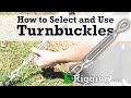 How To Select and Use Turnbuckles - Installation Guide