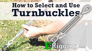 How To Select and Use Turnbuckles  Installation Guide