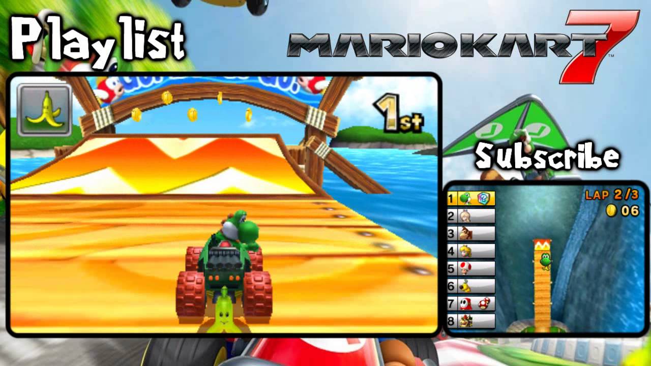 Mario Kart 7 - Mushroom Cup 50cc