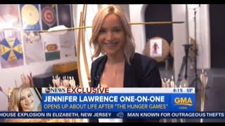 Jennifer Lawrence with Diane Sawyer on GMA (11-12-15)